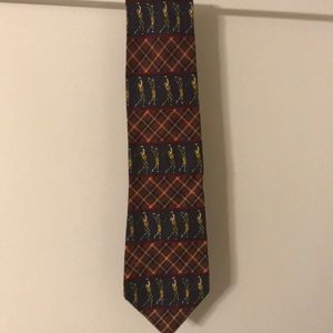 Barbara Blank Golf Print Tie